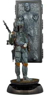 Star Wars Premium Format Statue Boba Fett and Han Solo in Carbonite