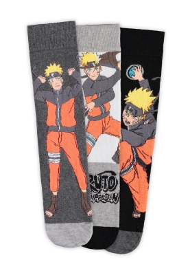 Naruto Shippuden Socken 3er-Pack Naruto 43-46