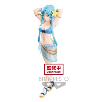 Sword Art Online Espresto Statue Asuna Jewelry Materials Swimsuit 22 cm
