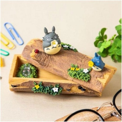 My Neighbor Totoro Diorama / Storage Box Totoro Trumpet 8 cm