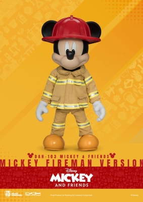 Mickey & Friends Dynamic 8ction Heroes Actionfigur 1/9 Mickey Fireman Ver. 24 cm