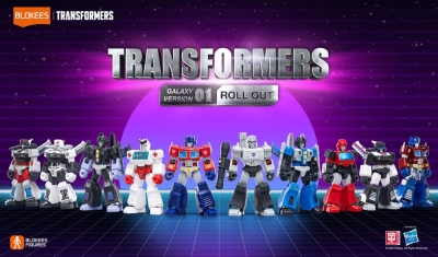 Transformers Blokees Plastic Model Kit Galaxy Version 01 Roll Out Assortment (9)