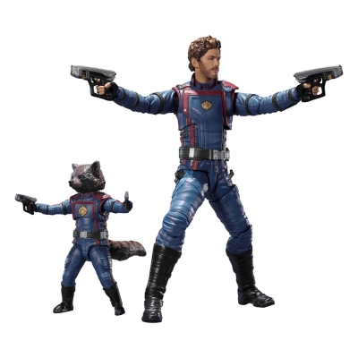 Guardians of the Galaxy 3 S.H. Figuarts Actionfiguren Star Lord & Rocket Raccoon 6-15 cm