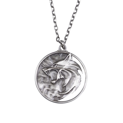 The Witcher Replik 1/1 Kette Wolf Medallion