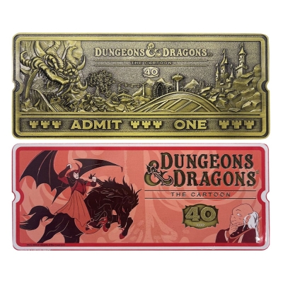 Dungeons & Dragons: The Cartoon Replik 40th Anniversary Rollercoaster Ticket Limited Edition