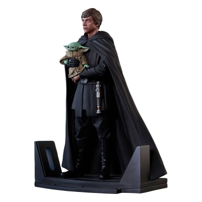 Star Wars: The Mandalorian Premier Collection Statue Luke Skywalker & Grogu