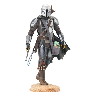 Star Wars The Mandalorian Premier Collection Statue The Mandalorian with The Child