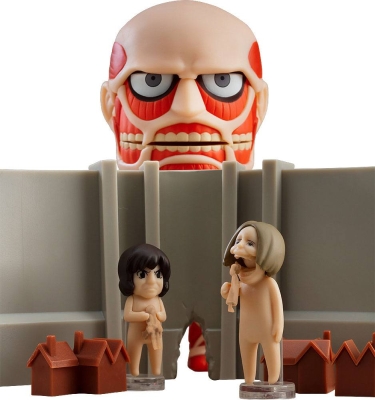 Attack on Titan Nendoroid Action Figure Colossal Titan Renewal Set 10 cm Action figures Attack on Titan  "That day, humanity remembered... the terror of being ruled by them."  From the anime series "Attack on Titan", the Nendoroid of the Colossal Giant th