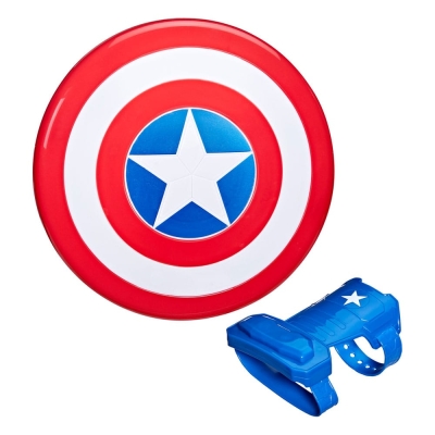 Avengers Roleplay-Replik Magnetischer Captain America Schild mit Halterung