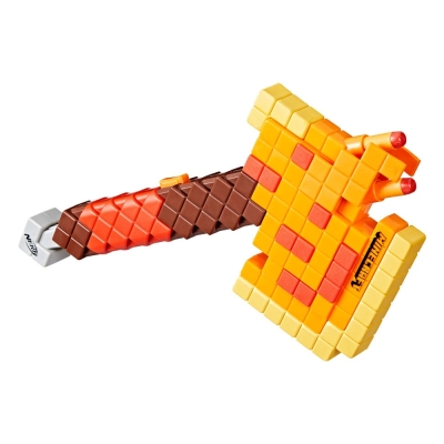 Minecraft Dungeons NERF Blaster Firebrand Axt