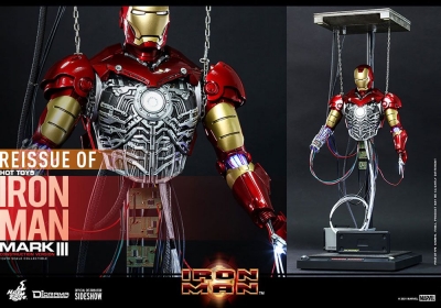 Iron Man Movie Masterpiece Action Figure 1/6 Iron Man Mark III (Construction Version) 39 cm