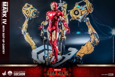 Iron Man 2 Action Figure Iron Man Mark IV with Suit-Up Gantry