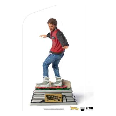 Back to the Future II Art Scale Statue Marty McFly on Hoverboard