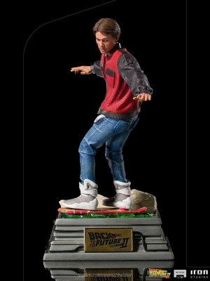 Back to the Future II Art Scale Statue 1/10 Marty McFly on Hoverboard 22 cm