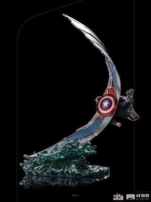 The Falcon and The Winter Soldier BDS Art Scale Statue Captain America Sam Wilson Deluxe