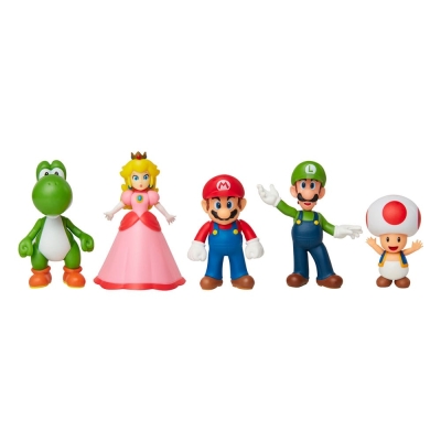 World of Nintendo Super Mario & Friends Figuren 5er-Boxset Exclusive