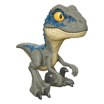 Jurassic World Actionfigur Mega Roar Velociraptor Blue