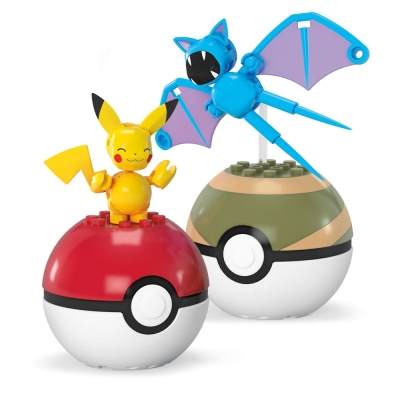 Pokémon MEGA Bauset Poké Ball Collection: Pikachu & Zubat