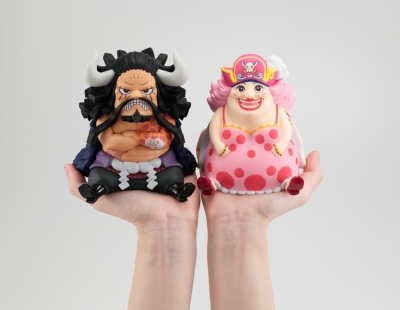 One Piece Look Up PVC Statue Kaido the Beast & Big Mom 11 cm (with Gourd & Semla)
