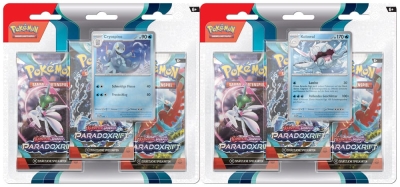 Pokémon TCG KP04 Karmesin&Purpur Paradoxrift Blister 3-Pack *German Version*