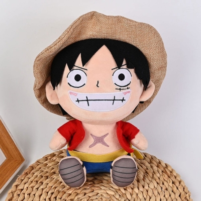 One Piece Plüschfigur Monkey D. Luffy Gear 5 New World Ver. 20 cm