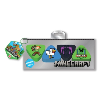 Minecraft Eraser 4-Pack Case (10)