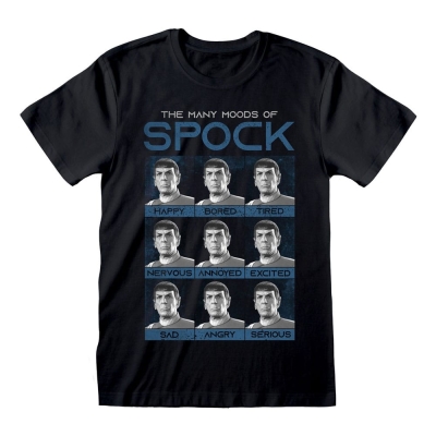 Star Trek T-Shirt Many Mood Of Spock
