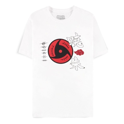 Naruto Shippuden T-Shirt Akatsuki Symbols White
