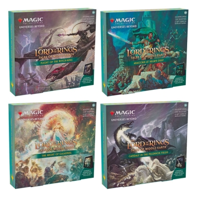 Magic the Gathering The Lord of the Rings: Tales of Middle-earth Szenenboxen Display (4) englisch