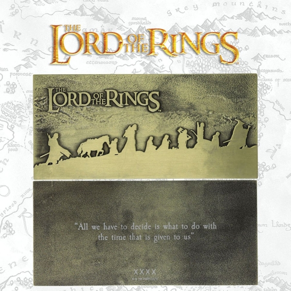 Lord of the Rings The Fellowship Plaque Limited Edition