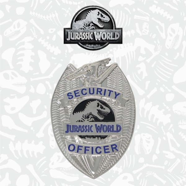 Jurassic World Ansteck-Pin Limited Edition Replica Security Officer