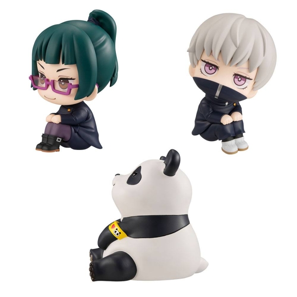 Jujutsu Kaisen Look Up PVC Statuen Maki & Toge & Panda Limited Ver. 11 cm