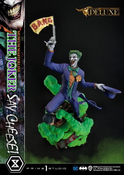 DC Comics Statue Say Cheese Deluxe Bonus Version The Joker