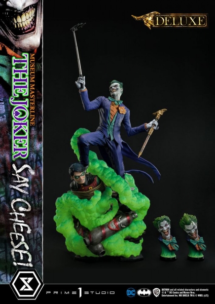 DC Comics Statue Say Cheese Deluxe Bonus Version The Joker