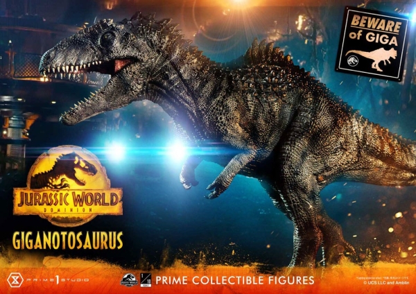 Jurassic World: Ein neues Zeitalter Statue Prime Collectibles Giganotosaurus