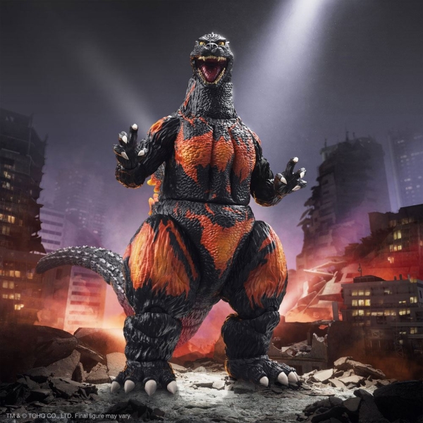 Toho Ultimates Action Figure Burning Godzilla