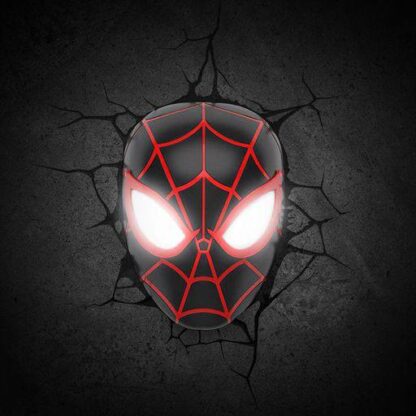 Marvel 3D LED Leuchte Spider-Man Miles Morales Face 3D – Bild 3