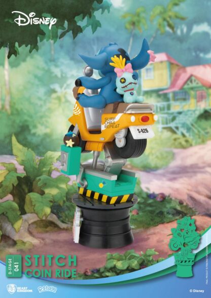 Disney D-Stage PVC Diorama Stitch Coin Ride 16 cm – Bild 4