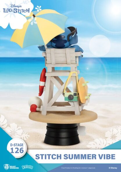 Disney D-Stage PVC Diorama Stitch Summer Vibe 16 cm – Bild 4
