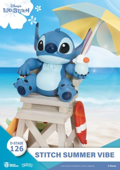 Disney D-Stage PVC Diorama Stitch Summer Vibe 16 cm – Bild 6
