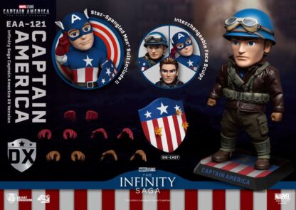 Captain America: The First Avenger Egg Attack Action Actionfigur Captain America DX Version 17 cm – Bild 3