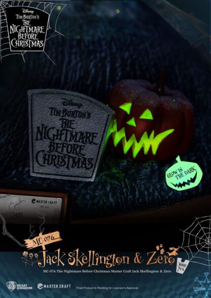 Nightmare before Christmas Master Craft Statue Jack Skellington & Zero 39 cm – Bild 8