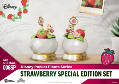 Disney Mini Diorama Stage Statuen Pocket Plants Series Strawberry Special Edition Set 12 cm – Bild 2
