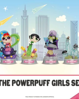 The Powerpuff Girls Mini Diorama Stage Statuen The Powerpuff Girls Series Set 12 cm