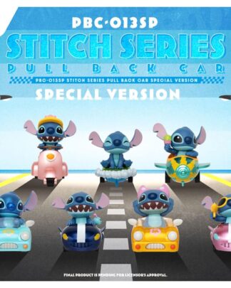 Lilo & Stitch Pull Back Car Series Rückzug-Autos Blind Box 6er-Pack Special Edition