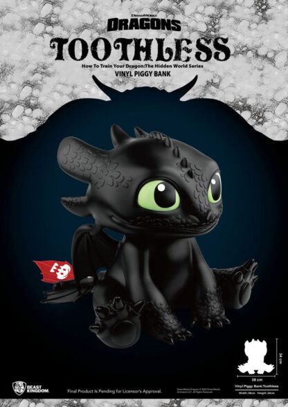 Drachenzähmen leicht gemacht Piggy Vinyl Spardose Toothless 30 cm – Bild 2