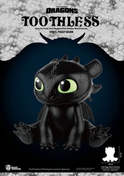 Drachenzähmen leicht gemacht Piggy Vinyl Spardose Toothless 30 cm – Bild 4