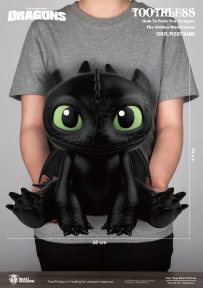 Drachenzähmen leicht gemacht Piggy Vinyl Spardose Toothless 30 cm – Bild 6