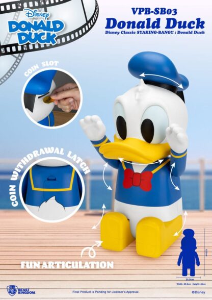 Disney Syaing Bang Vinyl Spardose Mickey and Friends Donald Duck 53 cm – Bild 5