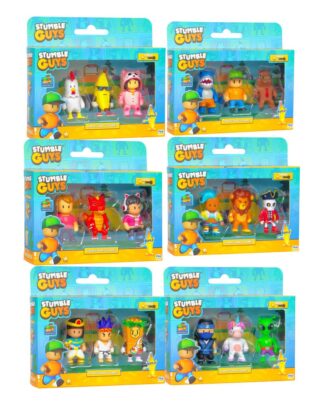 Stumble Guys Figuren 3 er Pack Display (24)